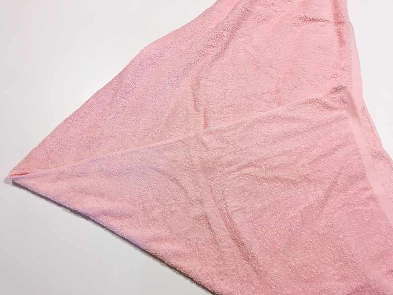 【2歳児の寝かしつけに】「いないいないばあっ！」のモウフーの作り方　タオルを折る