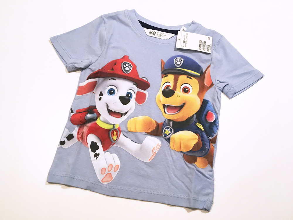 パウ・パトロール H&M Tシャツ マーシャル＆チェイス　paw patrol T-shirts